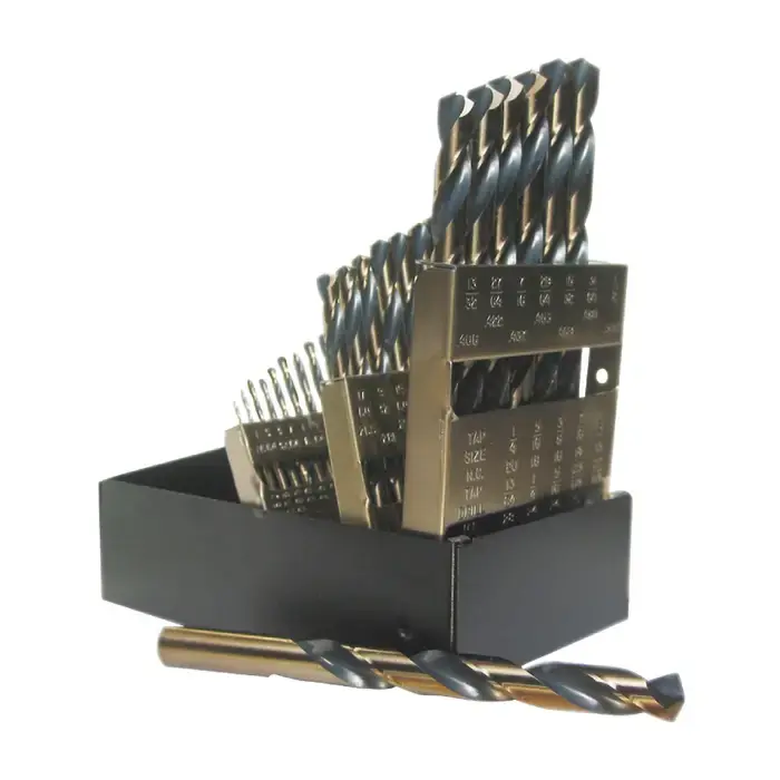 Special Discount VIKING A to Z 135° Black & Bronze Super Premium High Speed Steel Jobbers Length Drill Set