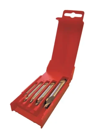 DORMER A217SET 82° 1, 2, 3, 4, 5 Industry Standard 82° 5 Pc. High Speed Steel Combination Drill & Countersink Set While Supplies Last