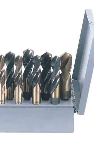 Affordable TTC PRODUCTION A15ST-CO 9/16" to 1" 118° Cobalt Reduced Shank Drill Set