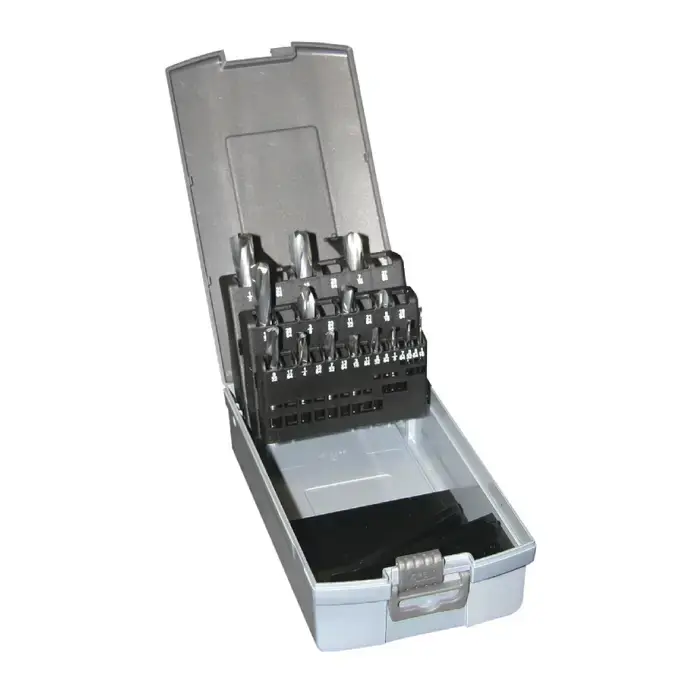 Price Drop RUSHMORE USA 105716 1/16" to 1/2" by 32nds Size, 135°, Solid Carbide Screw Machine Length Stub Drills Set