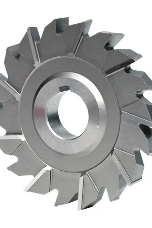 TTC PRODUCTION 10-100-025 4" Size, 5/16" Face Width, Mixed Teeth Cobalt Side Milling Cutter Same Day Shipping