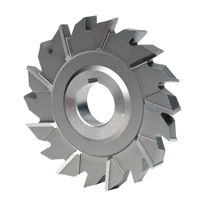 TTC PRODUCTION 10-100-025 4" Size, 5/16" Face Width, Mixed Teeth Cobalt Side Milling Cutter Same Day Shipping