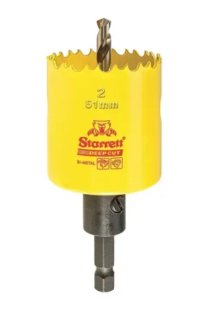 STARRETT ADCH0212 2-1/2" Dia., 2" Cutting Depth, Bi-Metal Hole Saws Fresh Stock
