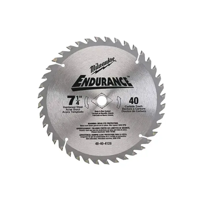 MILWAUKEE 48-40-0726 7-1/4" Diam., 40 Steel Circular Saw Exclusive Offer