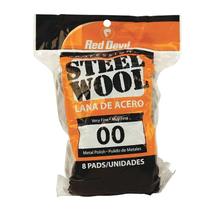 RED DEVIL RD-0322 Steel Non-Woven Handpad - Pad, 00 Grade, Grey Fast Shipping