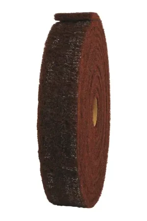 3M 7000121074 Aluminum Oxide Scotch-Brite™ Cleaning & Finishing Rolls - 2" x 30‘ Size, Very Fine Grade, Maroon Authentic