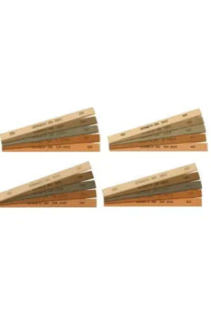 GESSWEIN 405-2035 Aluminum Oxide (EDM), White Aluminum Oxide (Oil-Treated & GP), Aluminum Oxide (Diemaker) And Premium Silicon Carbide (Moldmaker Plus) Bonded Polishing Stone - 1/4" x 6" 120-400 Grit, Medium to Very Fine Grade Hot Deal