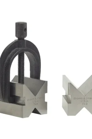 TESA Brown & Sharpe 599-749 V Block & Clamp Best Seller