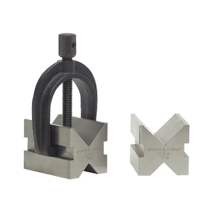 TESA Brown & Sharpe 599-749 V Block & Clamp Best Seller