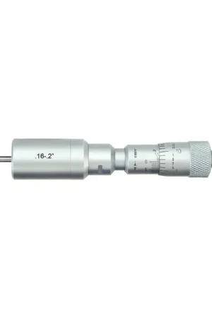 ASIMETO 209-08-1 .120" - .160" Range, 2 Point Internal Micrometer Bore Gage, .0001" Graduation Mechanical Bore Gage Best Seller