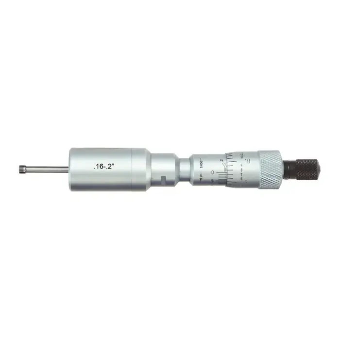 ASIMETO 209-08-1 .120" - .160" Range, 2 Point Internal Micrometer Bore Gage, .0001" Graduation Mechanical Bore Gage Best Seller