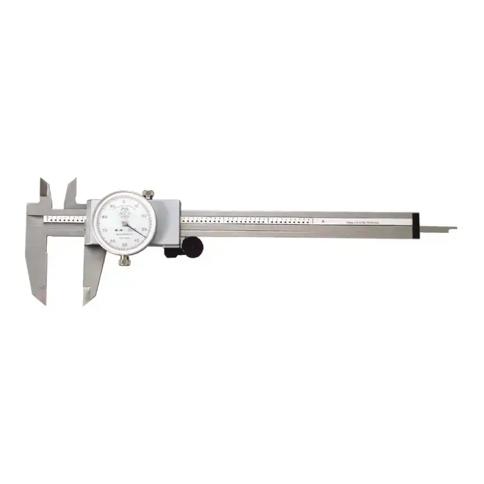 ETALON 75.115821 Dial Caliper, 0 - 6" Range, Yellow Face Markdown