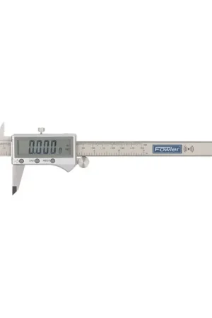 FOWLER 54-100-556-BT Electronic Digital Caliper, 0 - 6" (0 - 150mm) Range, .0005" (.01mm) Resolution While Supplies Last