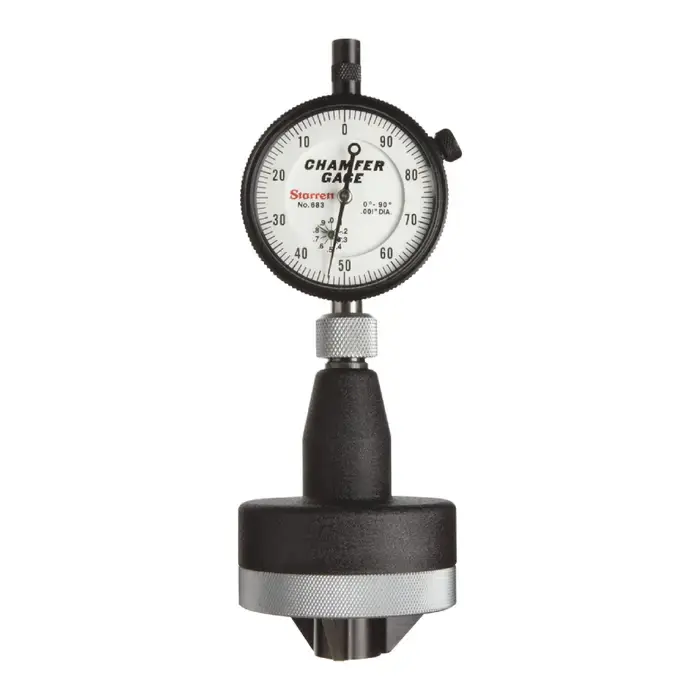 Grab Now STARRETT 683-4Z 1" - 2" Range, 0 - 90° Angle Range Dial Chamfer Gage