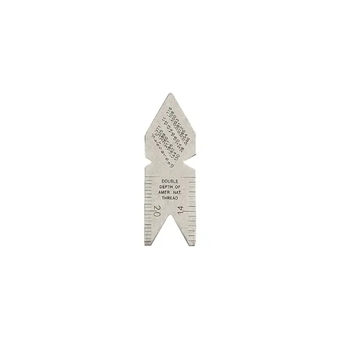 TTC CF-778 60° Center Gage Type, 14ths, 20ths, 24ths and 32nds of an inch Graduation Center Gage Premium