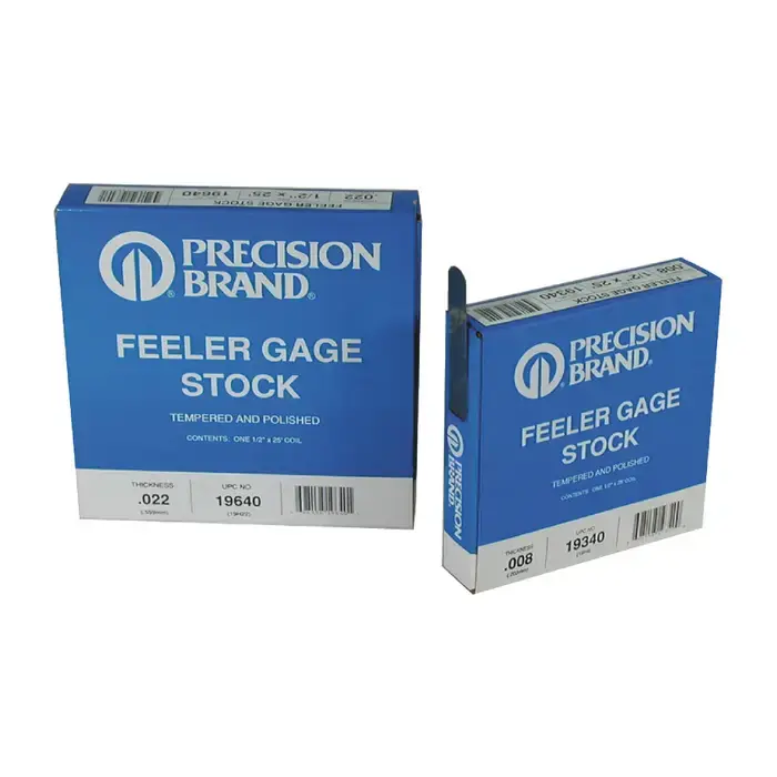 PRECISION BRAND 19340 .008" Thickness, 1/2" Width, Steel Material Feeler Gage Roll Budget