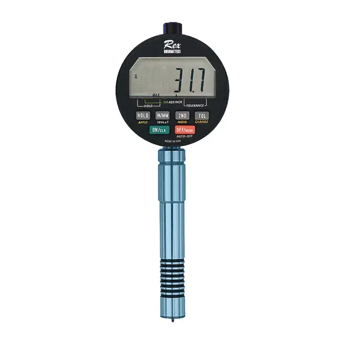 REX DD-4-O Type O Scale, 0-100 Range, Digital Durometer Type Portable Digital Hardness Tester Premium