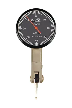 Limited Offer ELITE PRECISION E08.04B 0 - 0.018" Range, 0-40-0 Reading Dial Test Indicator