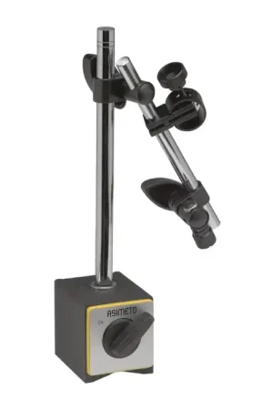 Affordable ASIMETO 601-02-1 Articulating Magnetic Indicator Holder, Holds 3/8" & 8mm, Yes Adjustment
