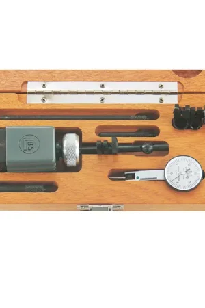 TESA Brown & Sharpe 599-849 Miti-Mite Mag Base & Dial Test Indicator Set Includes, .0005" Graduation, 0 - .030" Range, 0-15-0 Reading Indicator & Holder Set Seasonal Sale
