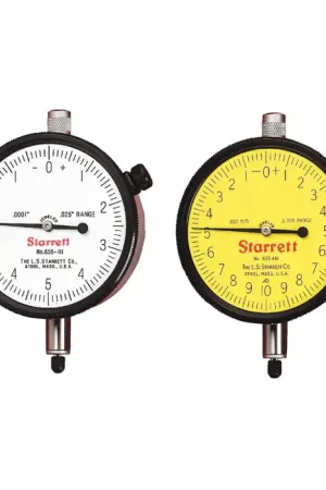 Weekend Sale STARRETT 655-441J 0 - 1" Range, 0-50-0 Reading Dial Drop Indicator