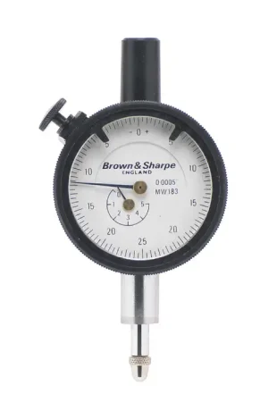 TESA Brown & Sharpe 14.83008 0 - 1/4" Range, 0-50-0 Reading Dial Drop Indicator Free Returns