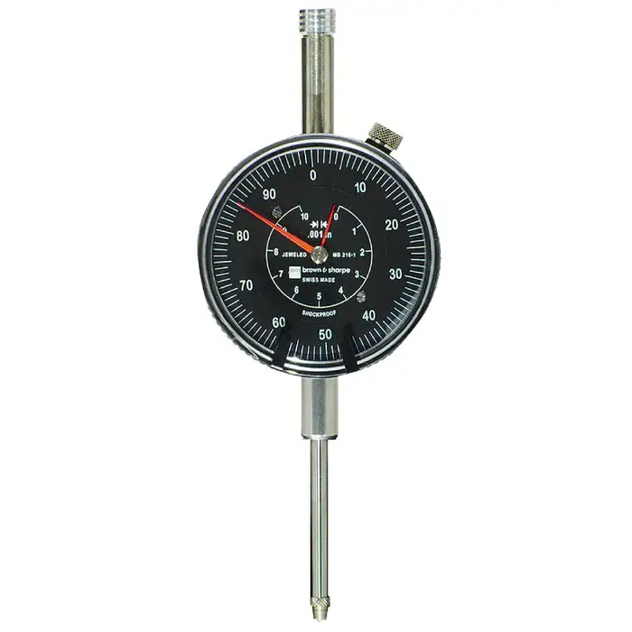 Price Cut TESA Brown & Sharpe MB216 0 - 1" Range, 0-100 Reading Dial Drop Indicator