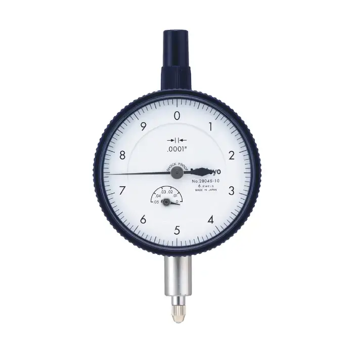 Professional Grade MITUTOYO 2804A-10 0 - .050" Range, 0-10 Reading Dial Drop Indicator