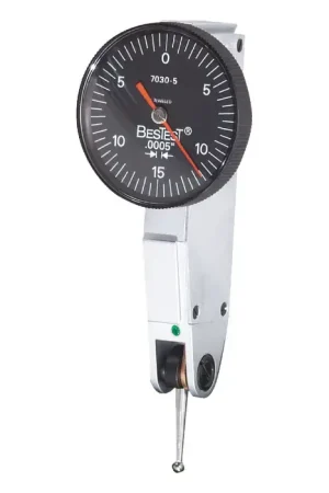 TESA Brown & Sharpe 599-7038-3 0 - 0.008" Range, 0-4-0 Reading Dial Test Indicator Bargain