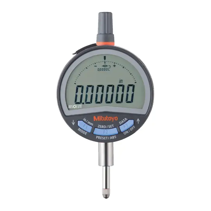 MITUTOYO 543-702B-02 0 - 0.5" (0 - 12.5mm) Range, .00005" (.001mm) Resolution Digital Drop Indicator Affordable
