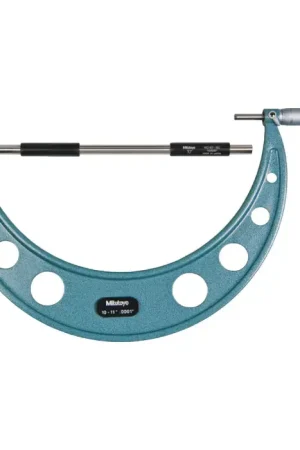 MITUTOYO 103-226 11 - 12" Range, .0001" Graduation Flat End Spindle Outside Micrometer Big Sale