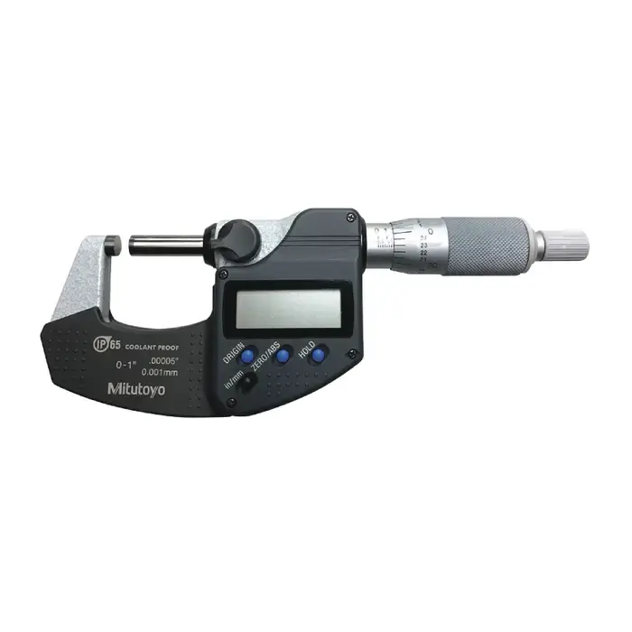MITUTOYO 293-330-32 0 - 1" (0 - 25mm) Range, .0001" Graduation Flat End Spindle Outside Micrometer Trending
