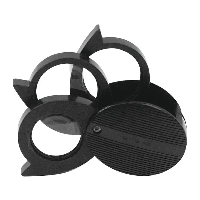 Fresh Stock BAUSCH & LOMB 812367 Folding Pocket Magnifier Type, 5 to 20X Magnification, 2" to 1/2" Focal Distance Magnifier