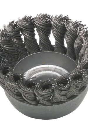 PFERD 82228 Cup Brush - 2-3/4" Brush Diameter, M10 X 1.25 Arbor Hole Thread Size Latest