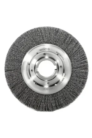 Hot Deal WEILER 06090 Wheel Type Brush - Arbor Hole Thread Size, 8" Outside Diameter, 1" Face Width