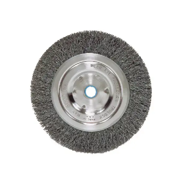 WEILER 06655 Wheel Type Brush - Arbor Hole Thread Size, 7" Outside Diameter, 7/8" Face Width Crafted
