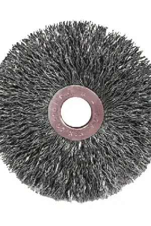 WEILER 16963 Wheel Type Brush - Arbor Hole Thread Size, 3" Outside Diameter, 5/8" Face Width Buy Online
