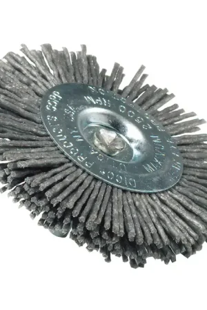 Big Sale DICO 505771 Wheel Type Brush - Arbor Hole Thread Size, 3" Outside Diameter, 1/4" Face Width