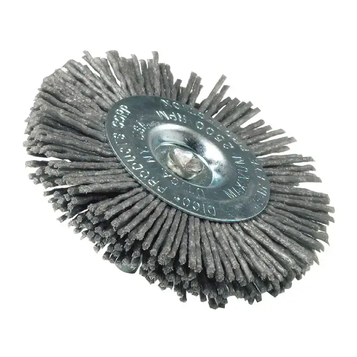 Big Sale DICO 505771 Wheel Type Brush - Arbor Hole Thread Size, 3" Outside Diameter, 1/4" Face Width