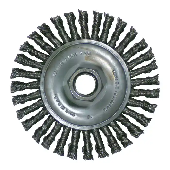PFERD 82186 Wheel Type Brush - 5/8"-11 Arbor Hole Thread Size, 4" Outside Diameter, 3/4" Face Width In Demand