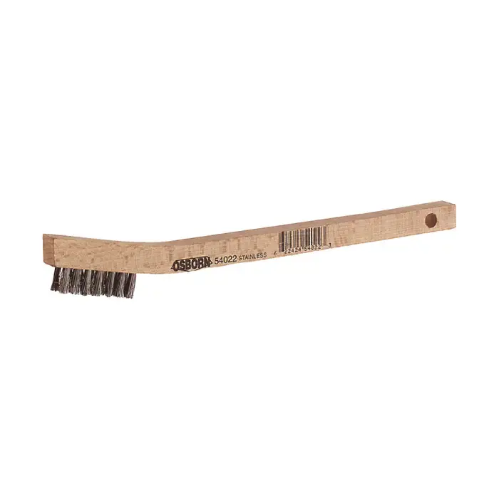 Factory Price OSBORN 54022 3 Row Width Wire Scratch Brush - Stainless Wire, 7-3/4" Overall Length