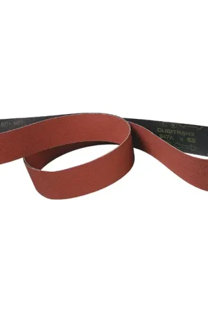3M 7010325795 80 Grit Abrasive Belt - 1/2" Width, 18" Length Big Sale