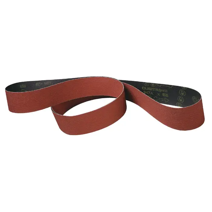 3M 7010325799 80 Grit Abrasive Belt - 1" Width, 42" Length Get Yours