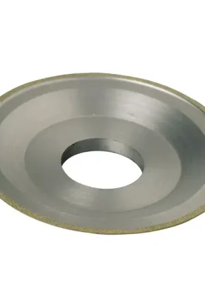 TTC PRODUCTION USA MADE 53-810-863 4" Diamond Sharpening Dish Wheel - 12V9 Wheel Type, 1-1/4" Hole Diameter, Medium Grade Limited Time