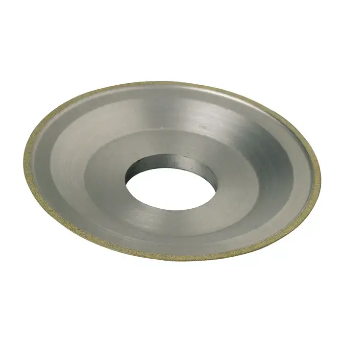 TTC PRODUCTION USA MADE 53-810-863 4" Diamond Sharpening Dish Wheel - 12V9 Wheel Type, 1-1/4" Hole Diameter, Medium Grade Limited Time