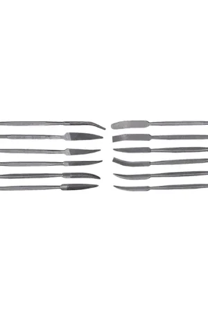 TTC 51-602-966 12 Piece 6-3/4" Riffler File Set - 2 Cut, Mixed Set Instant Buy