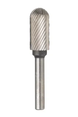 TTC PRODUCTION C-700 1/8" High Speed Steel Rotary Bur - Cylindrical-Radius End, Straight Shank, Best for Plastics Price Drop
