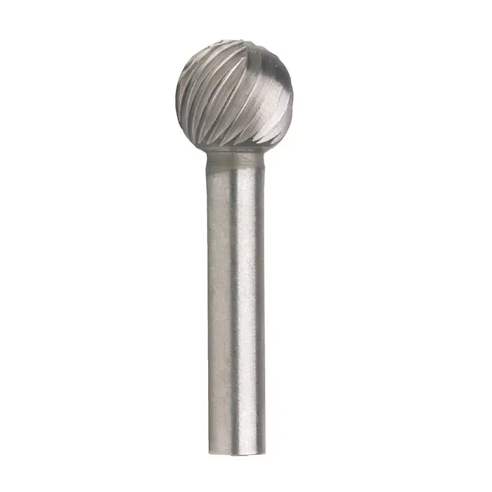 TTC PRODUCTION B-609 3/4" High Speed Steel Rotary Bur - Ball, Straight Shank, Best for Plastics Big Sale