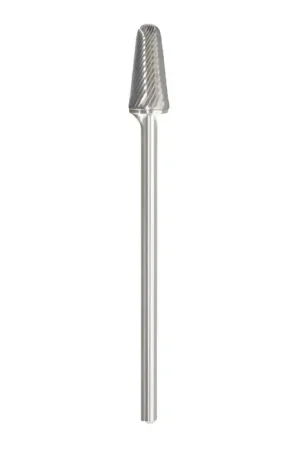 TTC PRODUCTION USA MADE 20-021-241 1/2" Carbide Rotary Bur - Taper-14° Included Angle, Straight Shank, Best for Steel Special Offer