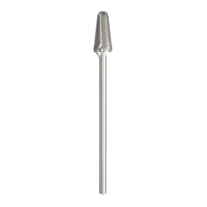TTC PRODUCTION USA MADE 20-021-241 1/2" Carbide Rotary Bur - Taper-14° Included Angle, Straight Shank, Best for Steel Special Offer